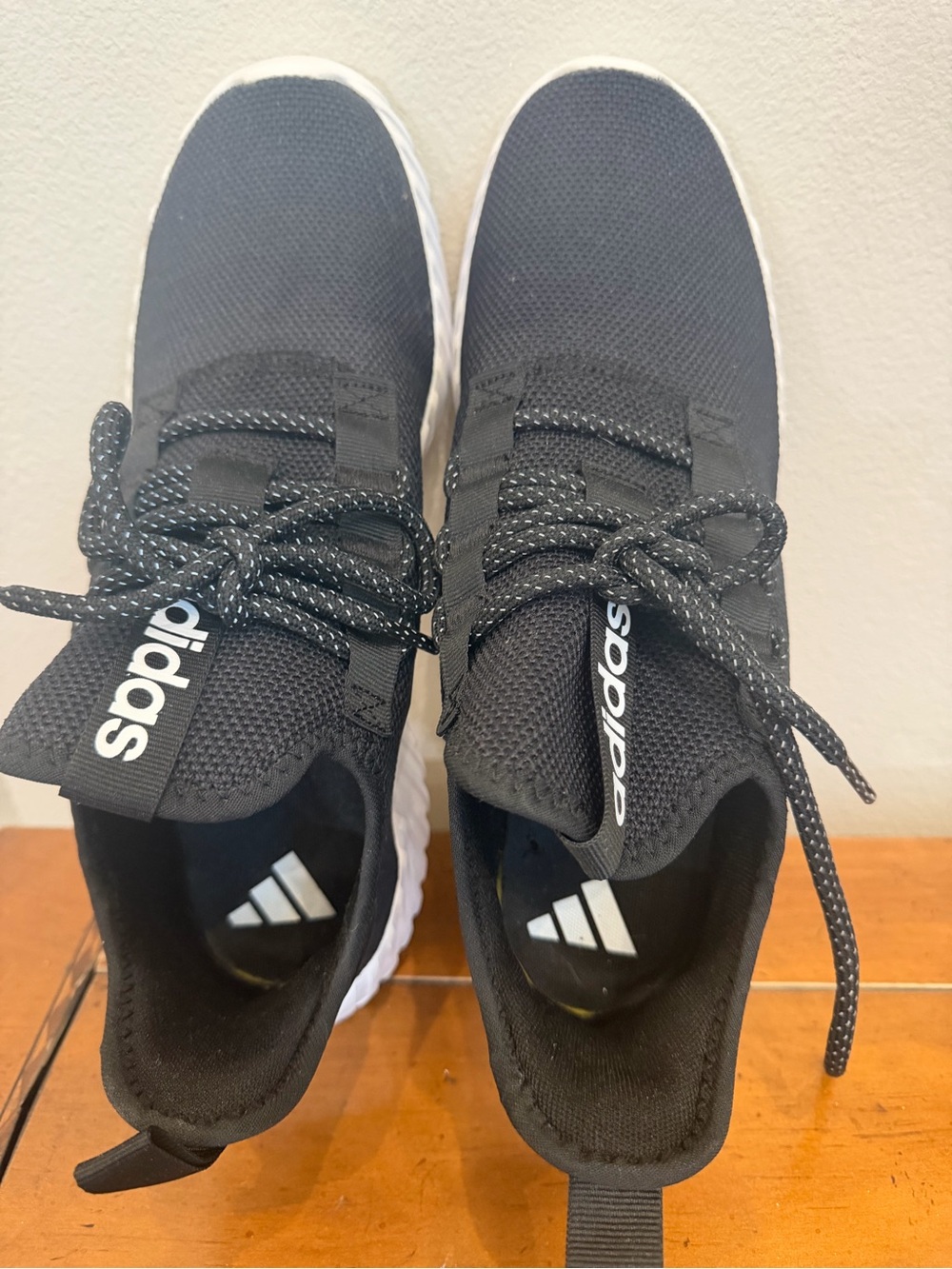 adidas Mens Kaptir 3.0 Sneakers - Size 12 - Black/White New without box - Picture 3 of 6